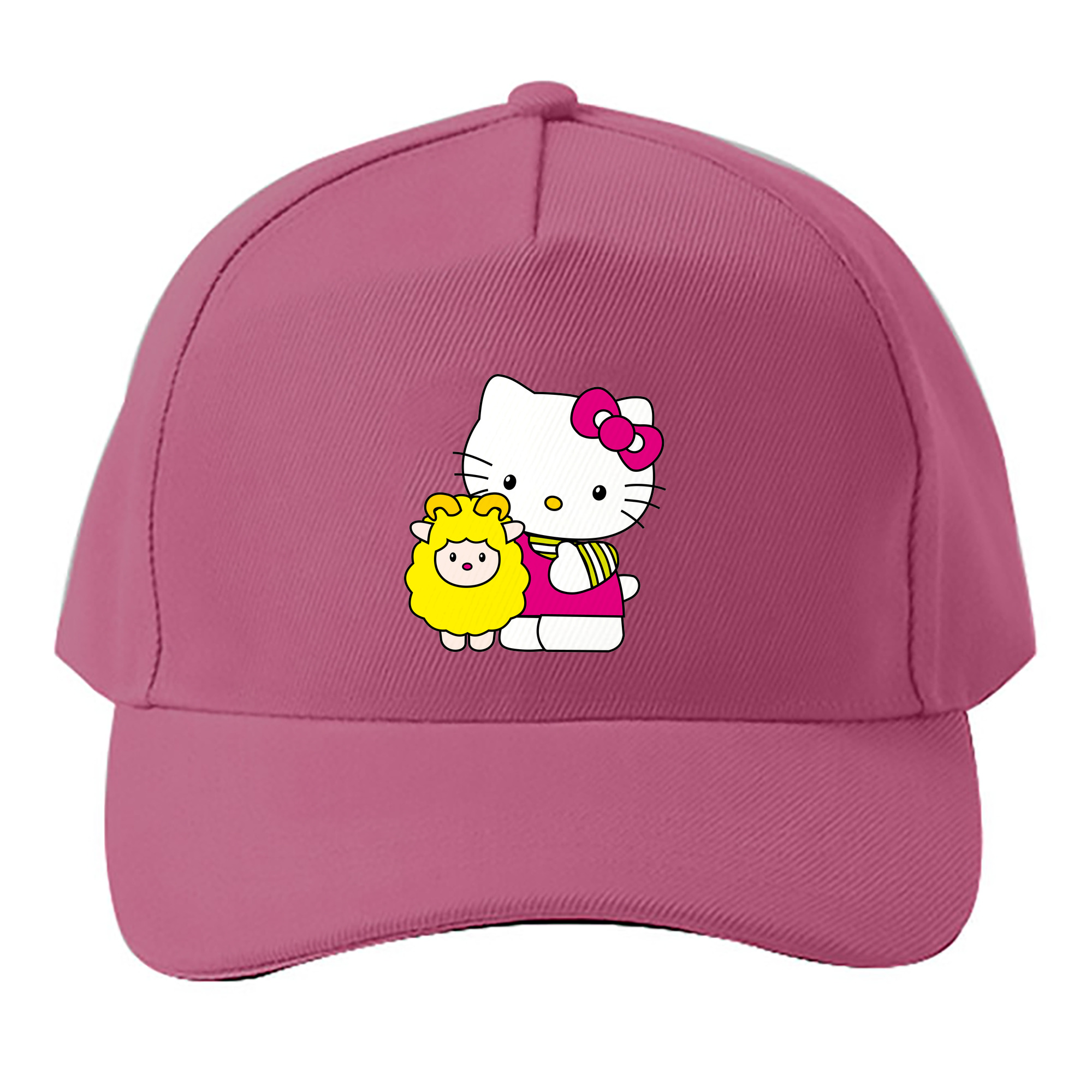 （画像用） Hello Kitty ハローキティ ベースボールキャップ 綿100％ 男女兼用 帽子 スポーツ